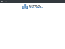 Tablet Screenshot of capital-developments.com